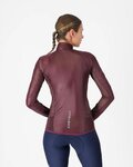 CASTELLI Kerékpáros szélálló dzseki - ARIA SHELL 2 W - bordó