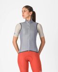 CASTELLI Kerékpáros mellény - ARIA 2 W - ezüst