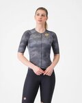 CASTELLI Rövid ujjú kerékpáros mez - RACE 8S W - szürke