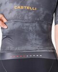 CASTELLI Rövid ujjú kerékpáros mez - RACE 8S W - szürke