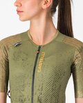 CASTELLI Rövid ujjú kerékpáros mez - UNLIMITED PRO 2 W - zöld