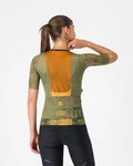 CASTELLI Rövid ujjú kerékpáros mez - UNLIMITED PRO 2 W - zöld