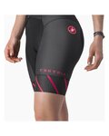 CASTELLI Kerékpáros overall - FREE SANREMO 2 W - fekete/rózsaszín
