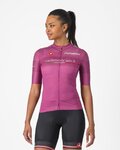 CASTELLI Rövid ujjú kerékpáros mez - #GIRO107 COMPETIZIONE W - ciklámen