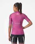 CASTELLI Rövid ujjú kerékpáros mez - #GIRO107 COMPETIZIONE W - ciklámen