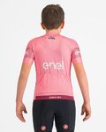CASTELLI Rövid ujjú kerékpáros mez - #GIRO107 KID - rózsaszín