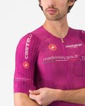 CASTELLI Rövid ujjú kerékpáros mez - GIRO 108 RACE 8S - lila