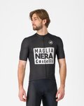 CASTELLI Rövid ujjú kerékpáros mez - VINTAGE GIRO D´ITALIA - fekete