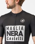 CASTELLI Rövid ujjú kerékpáros mez - VINTAGE GIRO D´ITALIA - fekete
