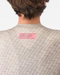 CASTELLI Rövid ujjú kerékpáros mez - GIRO COLLE DELLE FINESTRE - bézs