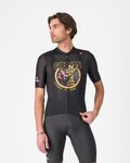 CASTELLI Rövid ujjú kerékpáros mez - GIRO HIGHWAY TO ROME - fekete