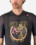 CASTELLI Rövid ujjú kerékpáros mez - GIRO HIGHWAY TO ROME - fekete