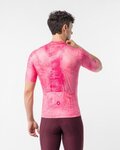 CASTELLI Rövid ujjú kerékpáros mez - GIRO109 TROFEO - rózsaszín