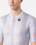 CASTELLI Rövid ujjú kerékpáros mez - GIRO109 MILAN - ezüst