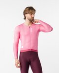 CASTELLI Hosszú ujjú kerékpáros mez nyári - GIRO109 CORRETTO LS - rózsaszín