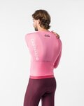 CASTELLI Hosszú ujjú kerékpáros mez nyári - GIRO109 CORRETTO LS - rózsaszín