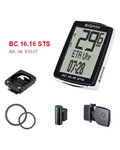 SIGMA SPORT tachométer - BC 16.16 STS - fehér/fekete