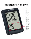 SIGMA SPORT tachométer - BC 5.0 ATS - fekete