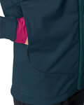 VAUDE Kerékpáros szélálló dzseki - QIMSA SOFTSHELL - kék
