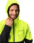 VAUDE Kerékpáros szélálló dzseki - QIMSA SOFTSHELL - fekete/sárga