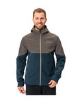 VAUDE Kerékpáros szélálló dzseki - QIMSA SOFTSHELL - barna/kék