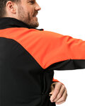 VAUDE Kerékpáros szélálló dzseki - POSTA SOFTSHELL VI - piros/fekete