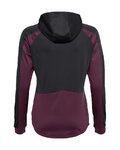 VAUDE Hosszú ujjú kerékpáros mez - QUIMSA LS - bordó/rózsaszín/fekete