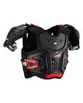 LEATT hát- és mellkasvédő - CHEST PROTECTOR 4.5 PRO JUNIOR - fekete/piros