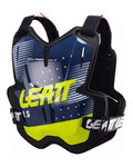 LEATT hát- és mellkasvédő - CHEST PROTECTOR 1.5 TORQUE - fekete/kék/sárga