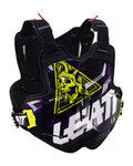 LEATT hát- és mellkasvédő - CHEST PROTECTOR 1.5 TORQUE - fekete/sárga/fehér