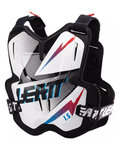 LEATT hát- és mellkasvédő - CHEST PROTECTOR 1.5 TORQUE - fekete/fehér