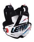 LEATT hát- és mellkasvédő - CHEST PROTECTOR 1.5 TORQUE - fekete/fehér