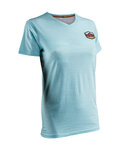 LEATT Rövid ujjú kerékpáros póló - PREMIUM W - kék
