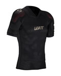 LEATT hát- és mellkasvédő - SHOULDER TEE 3DF AIRFIT LITE EVO - fekete