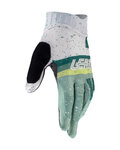 LEATT Kerékpáros kesztyű hosszú ujjal - MTB 1.0 GRIPR JR - zöld/fehér