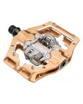 LEATT pedál - GRAVITY 6.0 CLIP-IN - bronz