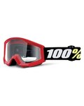 100% SPEEDLAB Kerékpáros szemüveg - STRATA MINI KID - fekete/fehér/piros