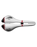 SELLE SAN MARCO ülés - ASPIDE OPEN-FIT RACING NARROW - fehér/fekete/piros