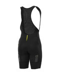 ALÉ Rövid kerékpáros nadrág kantárral - ALÉ R-EV1 VELOCITY HD RACE - fekete