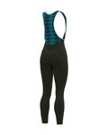 ALÉ Hosszú kerékpáros nadrág kantárral - K-ATMO 2.0 KLIMATIK - zöld