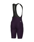 ALÉ Rövid kerékpáros nadrág kantárral - MAGIC COLOUR PR-E - lila