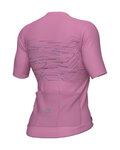 ALÉ Rövid ujjú kerékpáros mez - PR-E MEGABYTE - rózsaszín