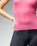 ALÉ Ujjatlan kerékpáros mez - COLOR BLOCK PRAGMA - rózsaszín