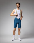 ALÉ Rövid kerékpáros nadrág kantárral - MASTER 2.0 PR-E - kék