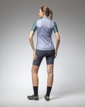 ALÉ Kerékpáros mellény - SAUVAGE PR-E - ezüst/világoskék
