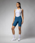 ALÉ Rövid kerékpáros nadrág kantárral - MASTER 2.0 PR-E - kék