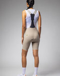 ALÉ Rövid kerékpáros nadrág kantárral - MASTER 2.0 PR-E - bézs