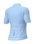 ALÉ Rövid ujjú kerékpáros mez - PRAGMA - világoskék