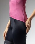 ALÉ Ujjatlan kerékpáros mez - COLOR BLOCK PRAGMA - rózsaszín