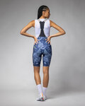 ALÉ Rövid kerékpáros nadrág kantárral - SAUVAGE PR-E - kék/világoskék